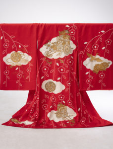 女の子お宮参り祝い着