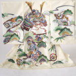 お宮参り男の子着物白色